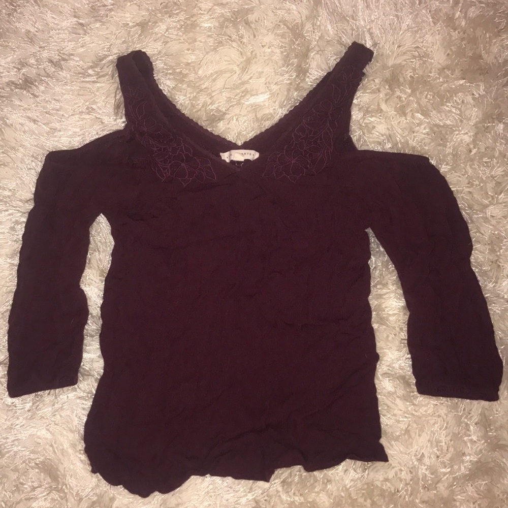 Purple tee